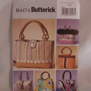 Butterick B4474 Handtaschen Schnittmuster OFP