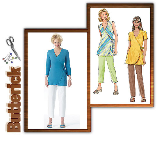 Butterick B4553 Top und Hose, Schnittmuster OFP