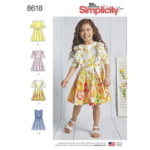 S8618 Kleid, Schnittmuster von Simplicity