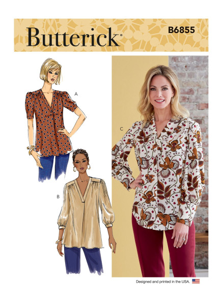 B6855 Damen Top, Butterick