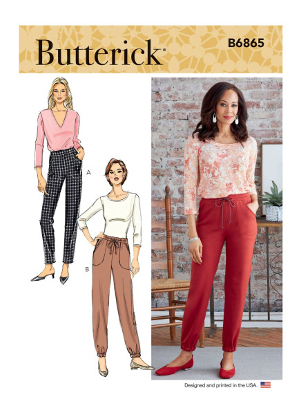 B6865 Damen Hose, Butterick