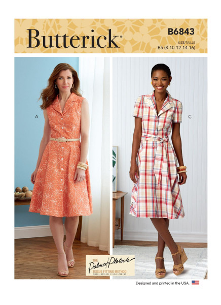 B6843 Damen Schärpe, Butterick