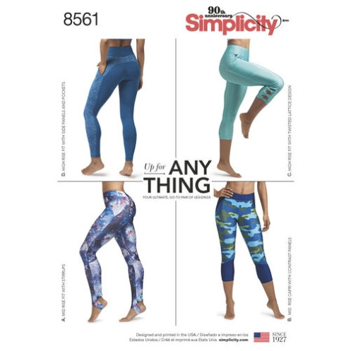 S8561 Damen Leggings, Simplicity