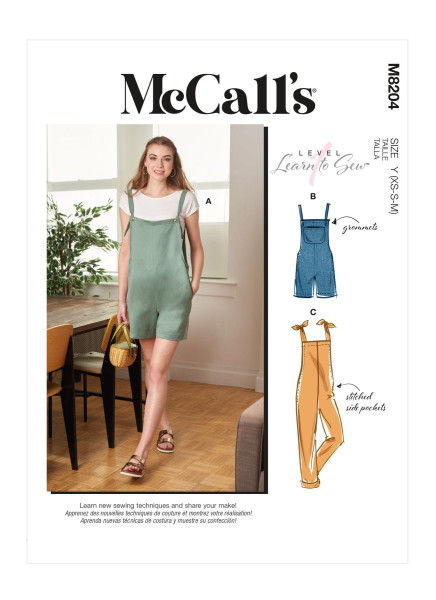 M8204 Damen Overall, McCalls