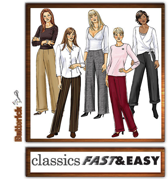 Butterick B4662 Hose Schnittmuster OFP