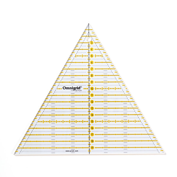 Patchwork-Lineal 60° Dreieck Multi 20 cm Omnigrid