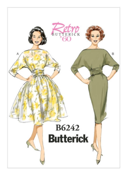 B6242 Damen Kleid, Butterick