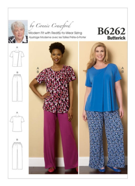 B6262 Damen Freizeitanzug, Butterick