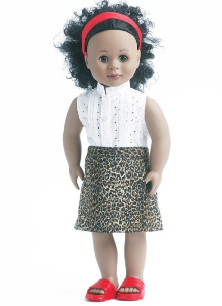 B5553 Shirt Puppe Kleid, Butterick