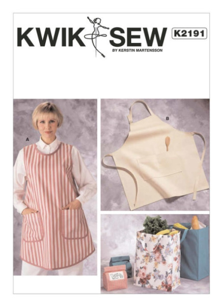 Shopping Schürzen Beutel Tasche, KwikSew K2191