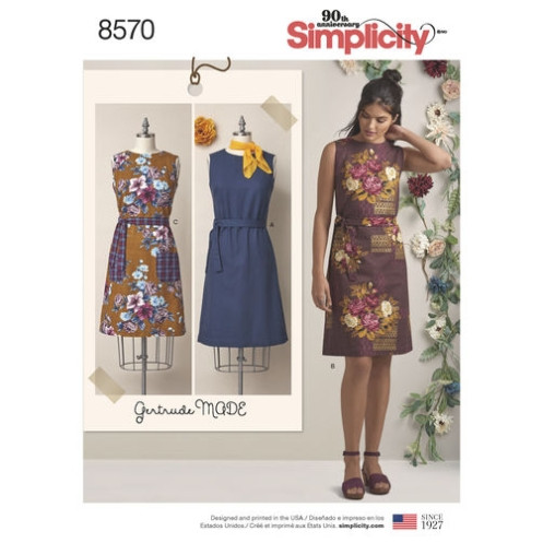 S8570 Kleid, Schnittmuster von Simplicity