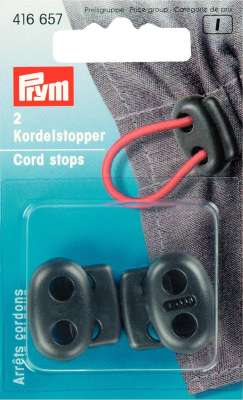Prym Fashion-Zipper Öse Schwarz – Tropfenförmig, Mit Karabinerhaken, Für Reißverschlüsse