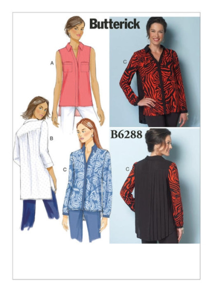 B6288 Damen Shirts, Butterick