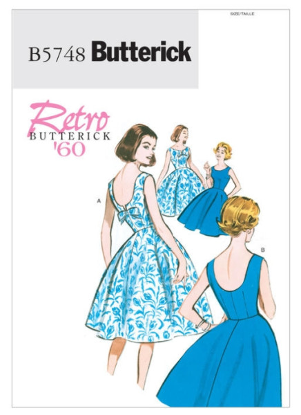 B5748 Damen Kleid, Butterick