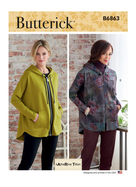 B6863 Damen Jackett, Butterick