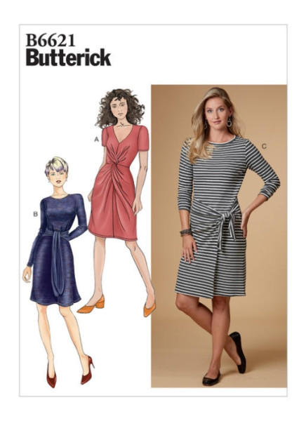B6621 Damen Kleid, Butterick