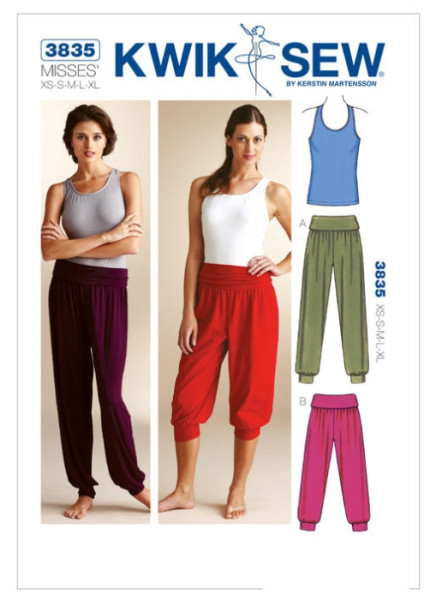 Damen Top Hose, KwikSew K3835