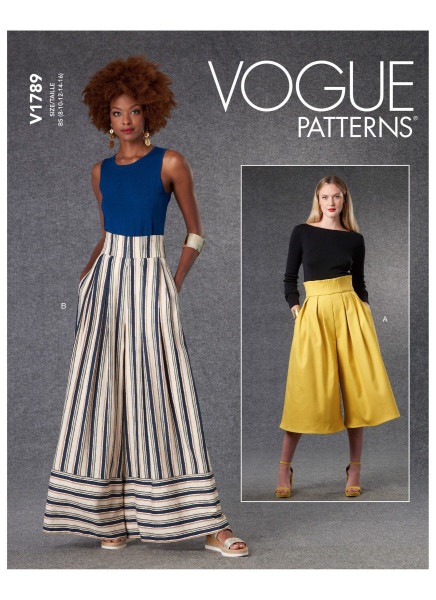V1789 Damen Hose, Schnittmuster von Vogue