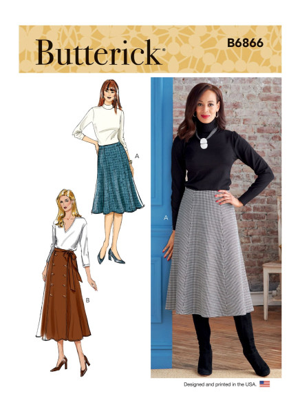 B6866 Damen Shirt Schärpe, Butterick