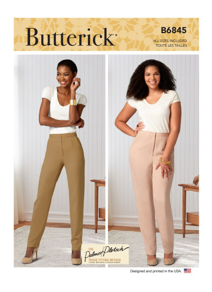 B6845 Damen Hose, Butterick