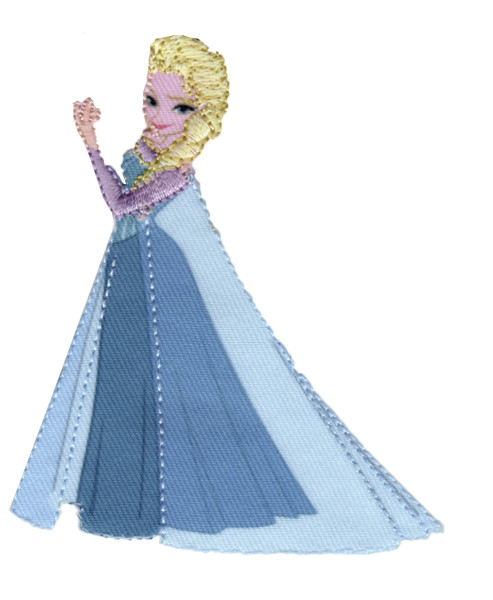 Elsa die Schneekönigin, Bügelbild
