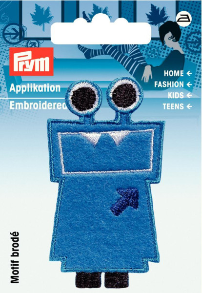 Applikation Exklusiv Fun Motiv blau