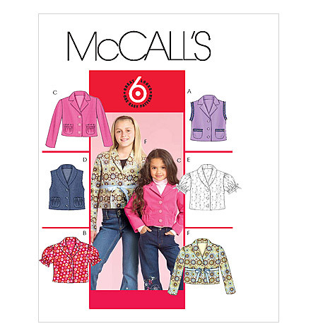 McCall M5170 OFP CHILDREN'SMädchenS' Westen und Jackets 5170 Sc OFP