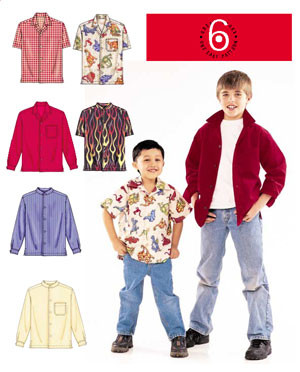 McCall M4164 OFP Children's & Boys' Shirts 4164 Schnittmuster OFP