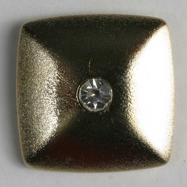 Kunststoffknopf mit Strass, Dill 4121-320801