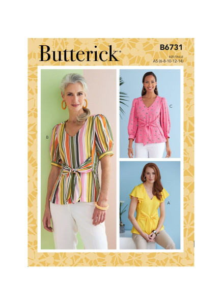 B6731 Damen Top, Butterick