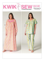Damen Top Nachtkleidchen Hose, KwikSew K4145 Damen Top Nachtkleidchen Hose, KwikSew K4145