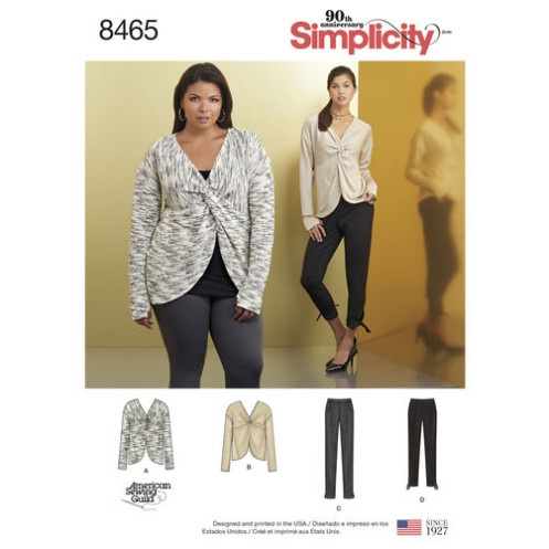 S8465 Damen Tops Hose, Simplicity