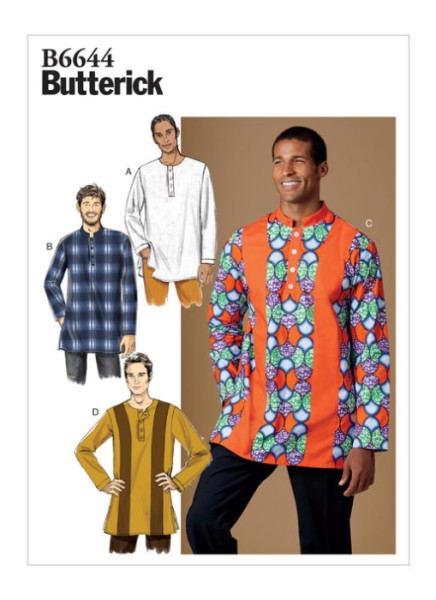 B6644 Herren Shirt, Butterick