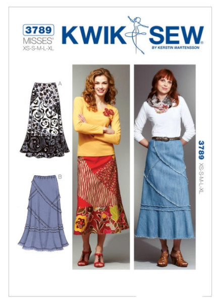 Damen Röcke Patchwork, KwikSew K3789