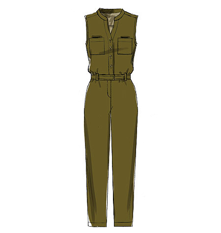 McCalls M7330 Damen Button-Up Einteiler und Overalls