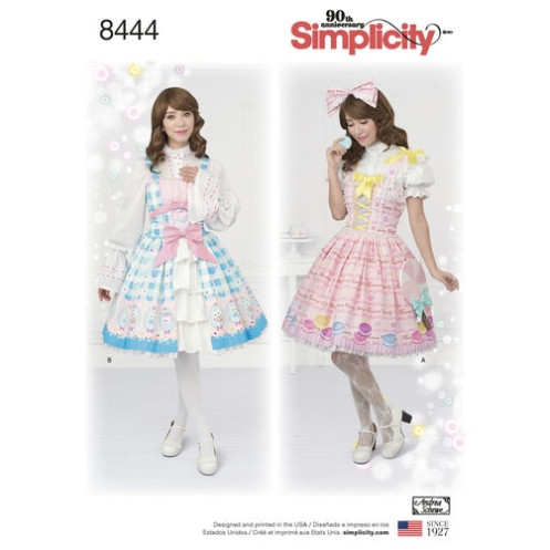 S8444 Damen Kostüm, Simplicity