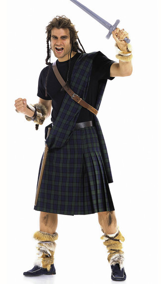 2515 Highlander Kilt, Schottenrock, Burda