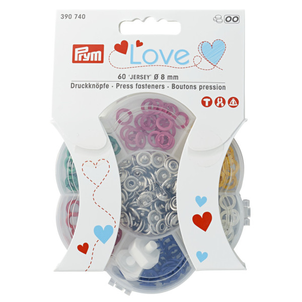 Prym Love Druckknopf Jersey Color MS 8 mm