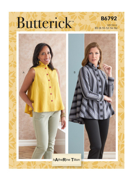 B6792 Damen Top, Butterick