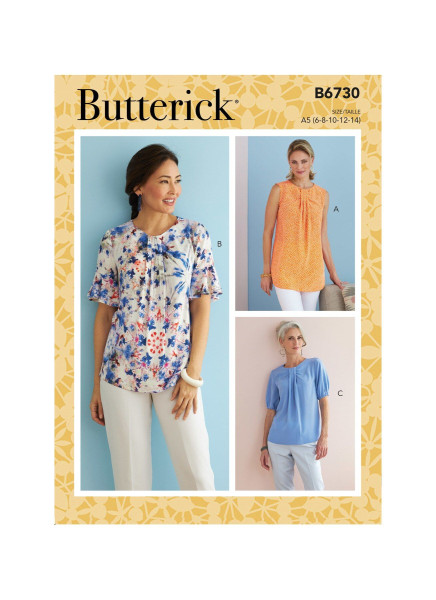 B6730 Damen Top, Butterick