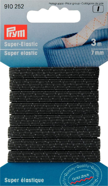 Super-Elastic 7 mm schwarz