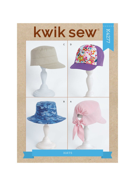 K4277 Erwachsenen Kinder Hüte, KwikSew