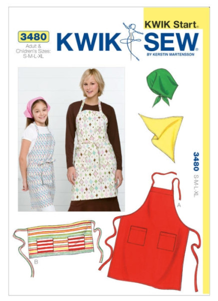 K3480 Schürzen, KwikSew