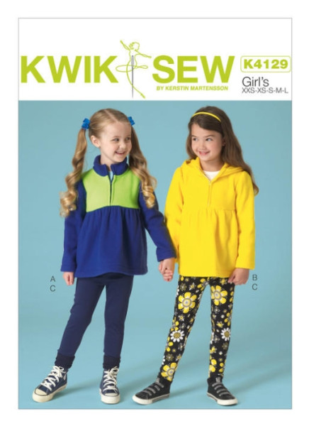 Jackett Mädchen Leggings, KwikSew K4129