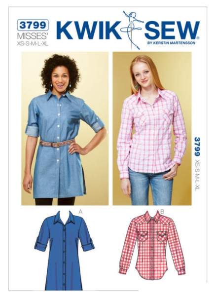 Damen Shirts, KwikSew K3799