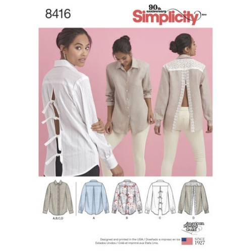 S8416 Damen Shirt, Simplicity