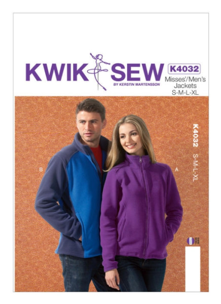 Damen, Herren Jackett Kragen, KwikSew K4032