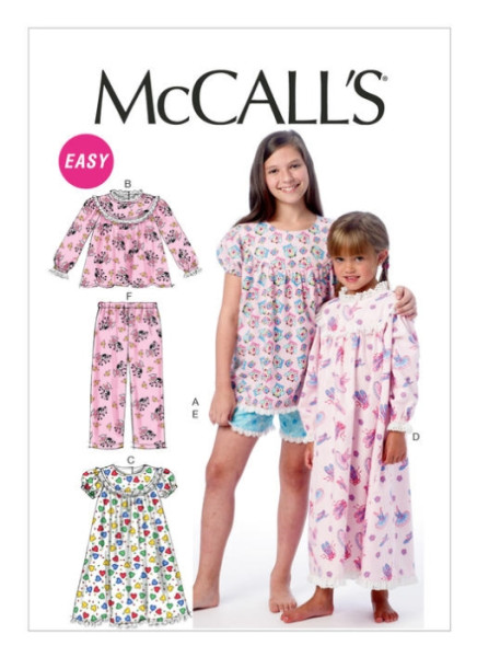 M6831 Mädchen Hose Top, McCalls