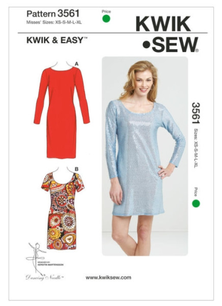 Damen Kleid Pullover, KwikSew K3561