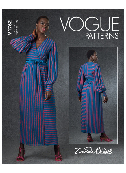 V1762 Damen Kleid, Schnittmuster von Vogue